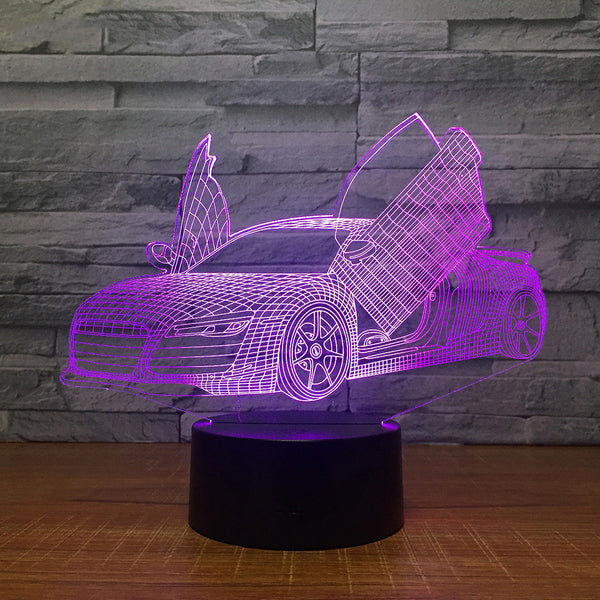Usb plug-in 3d night light